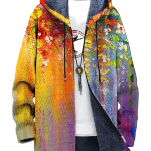Elena | Unisex-huppari, luksustaiteesta inspiroitu